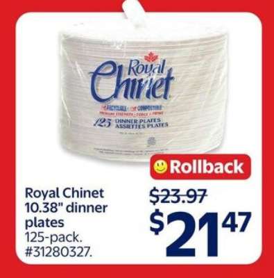 Royal Chinet 10.38" Dinner Plates
