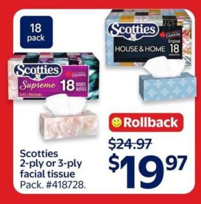 Scotties Facial Tissue
