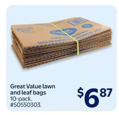 Great Value Lawn and Leaf Bags