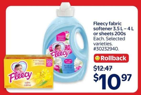 FLEECY FABRIC SOFTENER