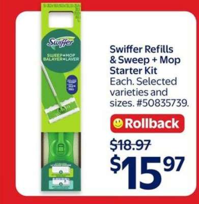Swiffer Refills & Sweep + Mop Starter Kit