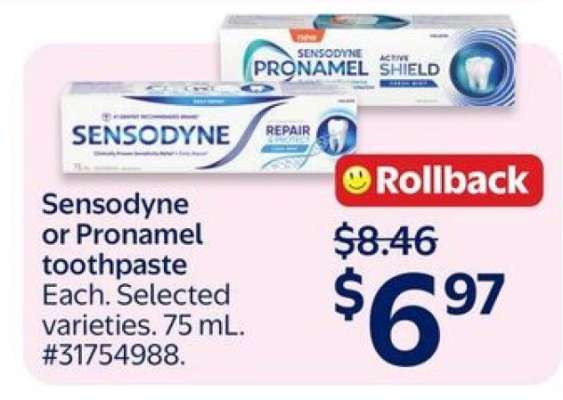 Sensodyne or Pronamel Toothpaste