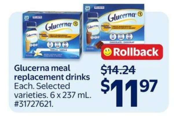 Glucerna Meal Replacement Drinks