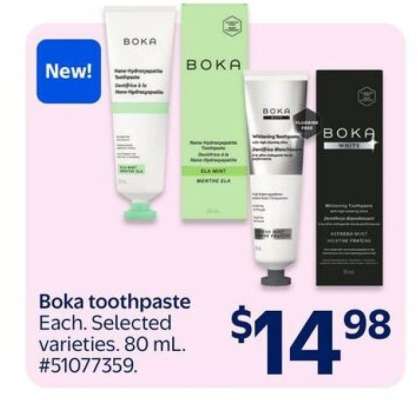 Boka toothpaste