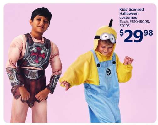 Kids' licensed Halloween costumes