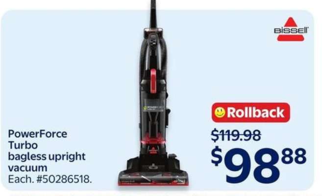 PowerForce Turbo bagless upright vacuum