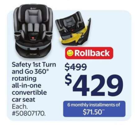 Safety 1st Turn and Go 360° Rotating All-in-One Convertible Car Seat