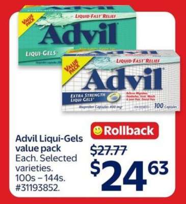 Advil Liqui-Gels Value Pack