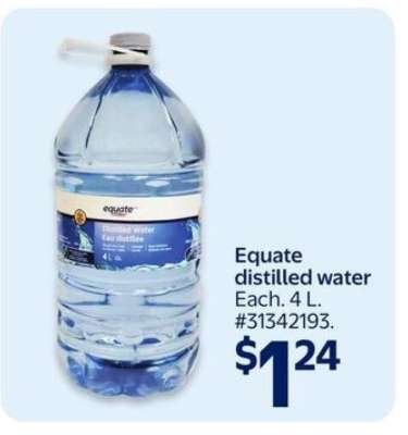 Equate Distilled Water
