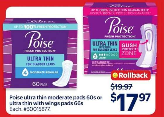 Poise Ultra Thin Pads