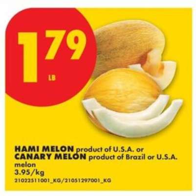 Hami Melon or Canary Melon