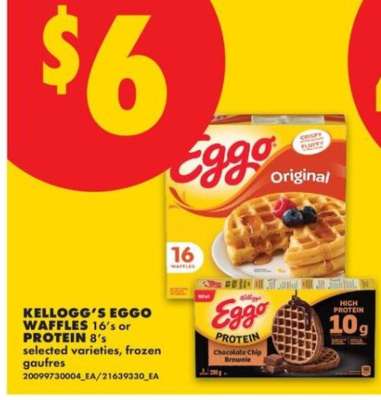 KELLOGG’S EGGO WAFFLES
