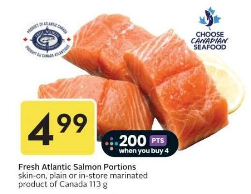 FRESH ATLANTIC SALMON PORTIONS