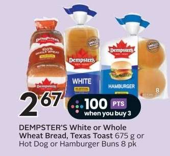 Dempster's Bread or Buns