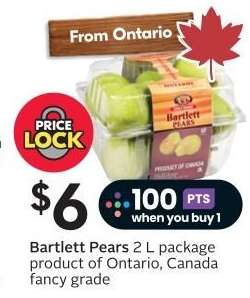 BARTLETT PEARS