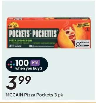 MCCAIN Pizza Pockets 3 pk