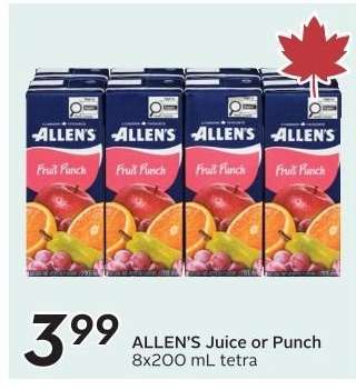 ALLEN’S Juice or Punch