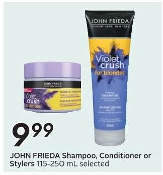 JOHN FRIEDA Shampoo, Conditioner or Stylers