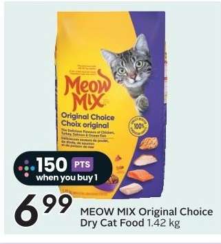 MEOW MIX Original Choice Dry Cat Food 1.42 kg