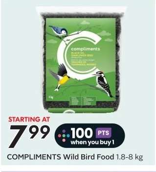 COMPLIMENTS Wild Bird Food 1.8-8 kg