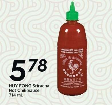 Huy Fong Sriracha Hot Chili Sauce