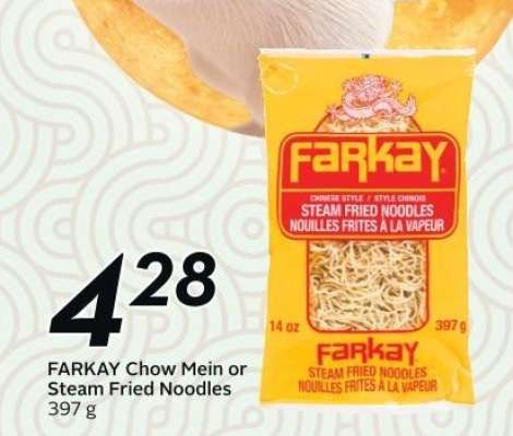 FARKAY Chow Mein or Steam Fried Noodles