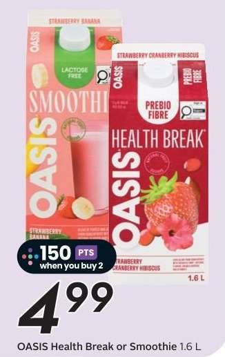 OASIS Health Break or Smoothie 1.6 L