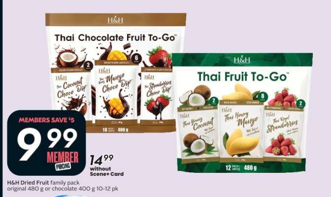 H&H Dried Fruit Family Pack