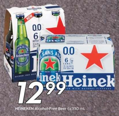 HEINEKEN Alcohol Free Beer 6x330 mL