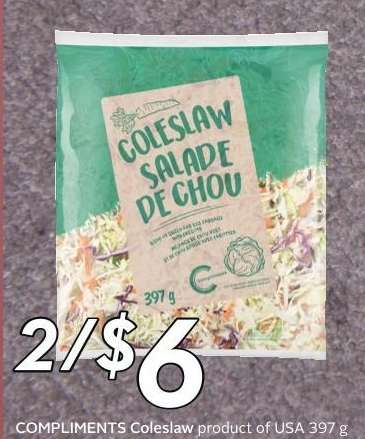 COMPLIMENTS Coleslaw