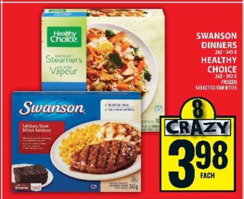 Swanson Dinners & Healthy Choice