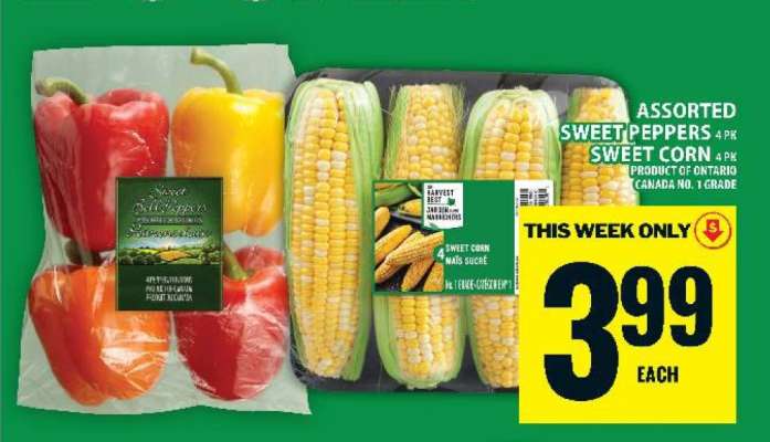 Assorted Sweet Peppers / Sweet Corn