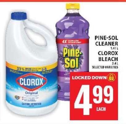 Pine-Sol Cleaner & Clorox Bleach
