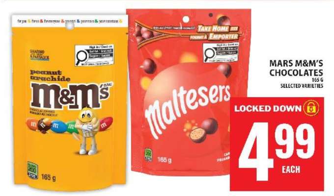 Mars M&M's Chocolates
