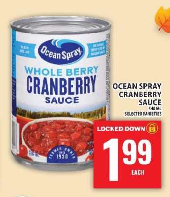 Ocean Spray Cranberry Sauce