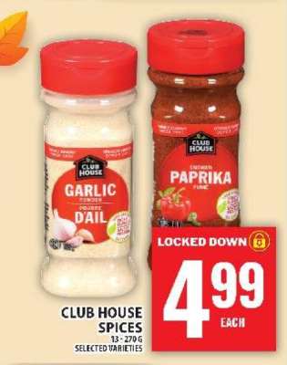 CLUB HOUSE SPICES