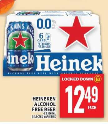 Heineken Alcohol Free Beer