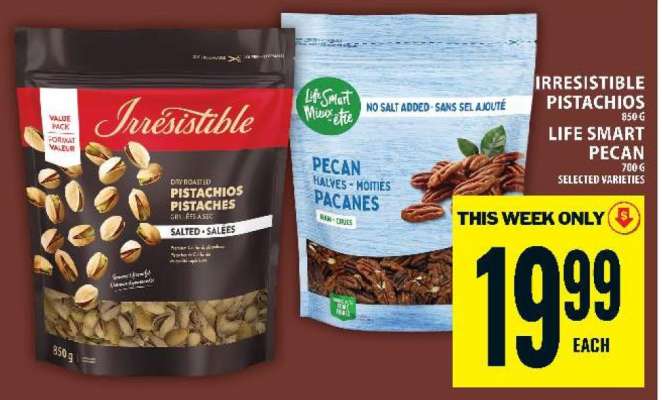 Irresistible Pistachios / Life Smart Pecan