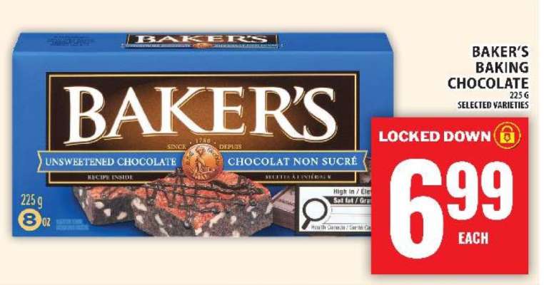 BAKER’S BAKING CHOCOLATE