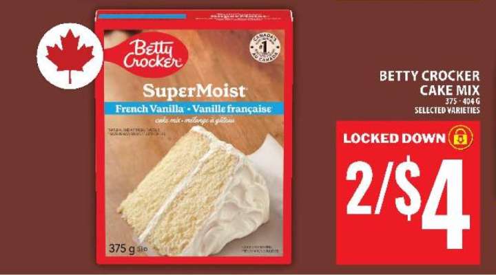 BETTY CROCKER CAKE MIX