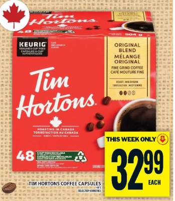 TIM HORTONS COFFEE CAPSULES