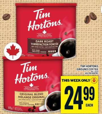 TIM HORTONS GROUND COFFEE