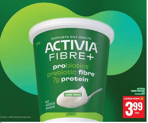 Activia Fibre+ Yogurt