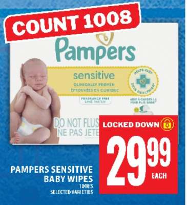 Pampers Sensitive Baby Wipes