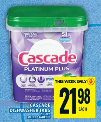 Cascade Dishwasher Tabs