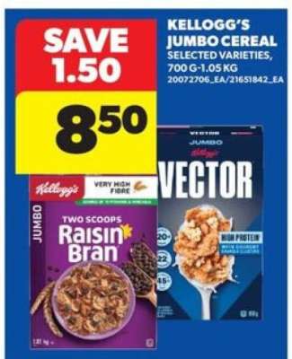 KELLOGG'S JUMBO CEREAL
