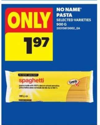 NO NAME PASTA
