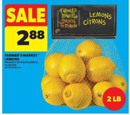 Farmer's Market Lemons