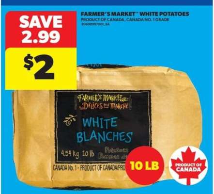 Farmer's Market White Potatoes