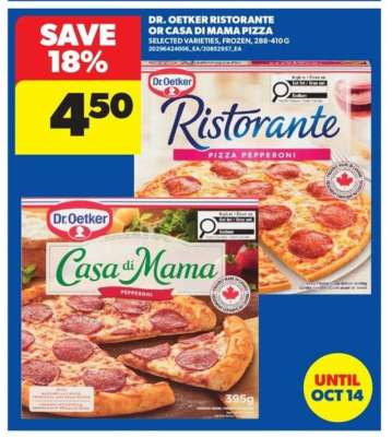 DR. OETKER RISTORANTE OR CASA DI MAMA PIZZA